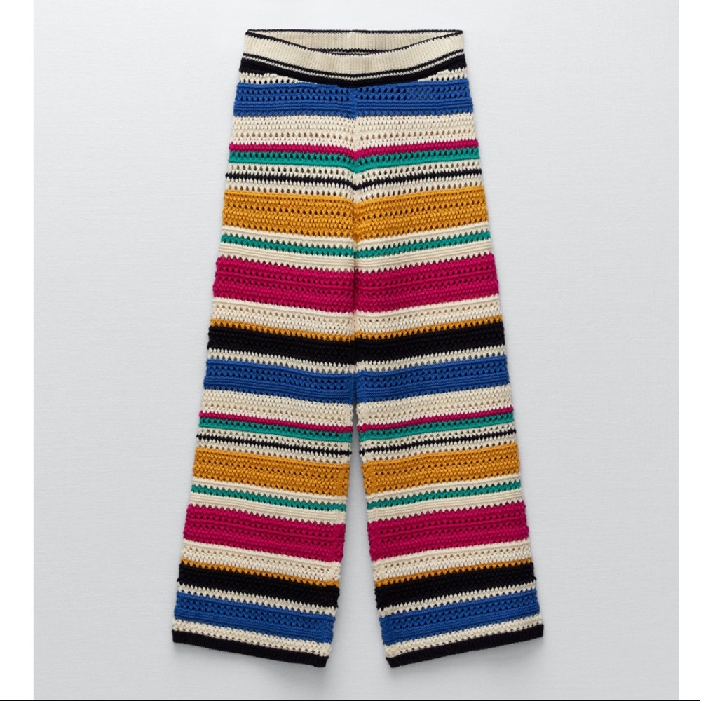 Zara Multicolor Striped Knit Set - Picture 7 of 14